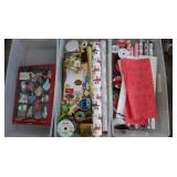 Christmas Wrapping Paper, Ribbon & Totes