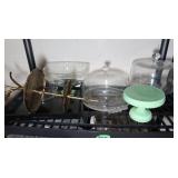 Contents of Shelf-Wstmld Candle Stick Holder&more