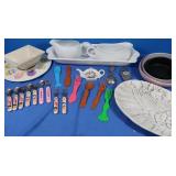 Gravy Boat w/Tray, Egg Dish,Child