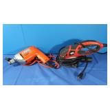 B&D 1/4" Variable Spd Drill, B&D 3 in 1 Sander-