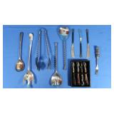 Arthur Court Cheese Knives, Amici Serving Spoons&