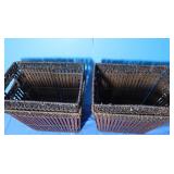 4 Bamboo/Sungrass Storage Baskets