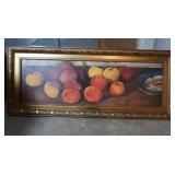 Pommes et Biscuits by Paul Cezanne Framed Print