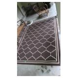 Safavieh Brown & Tan Indoor/Outdoor Carpet
