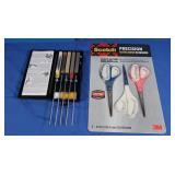 NIP Scissors, Knife Sharpener Kit