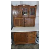 Antique Hoosier Cabinet-38x28x69"-Very Nice