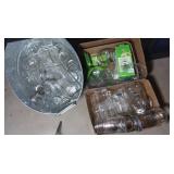 Contents of Shelf-Galanized Tub(26" Oval) w/Many