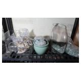 Contents of Shelf-Glass Marbles, Small Stones&more