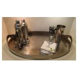 Shakers, Mixer, 5 oz. Stainless Portable Flask,