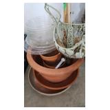 Flower Pots, Planters & Saucers