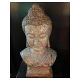 Vintage Oriental Bust on Base(bust-14x8x5"D