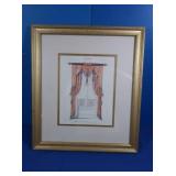 Signed Framed Print-15x17