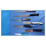 Various Kitchen Knives(assorted makers)