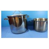 Tramontina 12qt. Pot w/Lid & Chantal 5qt Pot