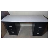 2-2 Drawer File Cabinets-15"Wx19"Dx27" w/Top
