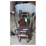 Weight Bench w/Weights, Bar & more