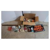 Misc Lot-NIB Nails, Hardware, 2 Copper Pipes&more