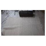 Tan Rug-69x39" w/Basket-28"x10"