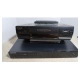 Panasonic VHS& Samsung DVD Playere w/Remotes
