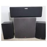 Polk Audio 4  Speaker Surround System w/Powered
