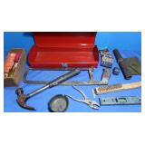 Metal Toolbox w/Tools