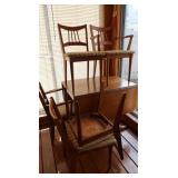 Vintage Dropleaf Table w/Matching Chairs-38x58x30"