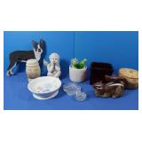 Home Decor Lot-Key Holder, Plant, & more