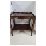 Wood End Table-22x14x23"