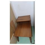 Vintage End Table-Multi-Level 27"x17.5"x22"