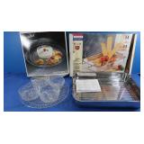 Cavalier Glass Snack Set w/Extra Bowls