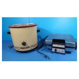 Vintage Crockpot & Waffle/Pizzelle Maker