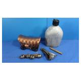 U.S.Military Canteen dated 1942, Stagecoach Bank,
