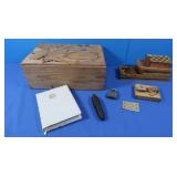 Wooden Box w/Wooden Noah