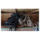Various Ropes w/Cable & Pulley Attachments