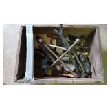 Vintage Tools-Tire Iron, Grease gun, Crow Bar, BPS