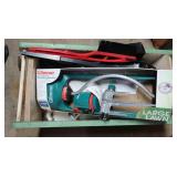 Garden Sprinkler, Suede Down Throw, Wood Cart&