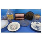 Hollyberry Glasses,Milk Glass,Booths England Bowls