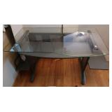 Glass Top Computer work Station-60x27x29"