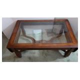 Glass Coffee Table w/Foldable Ends-34"x22"x16"
