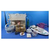 Home Decor Lot-Flower Pots,, Baskets & more