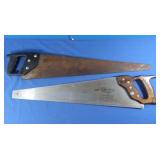 2-26" Hand Saws-1 Craftsman