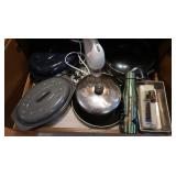 Contents of Shelf-Roasters, Hand Rollers, & more
