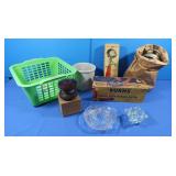 Mason Jar Lids, Bands, Vintage Kitch Utensils