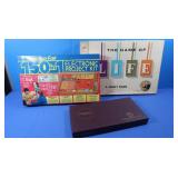 Vintage Science Fair Kit, Game of Life, Scrabble