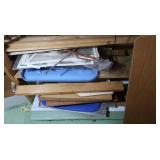 Contents of Shelves-Cut Wood, Framing & more