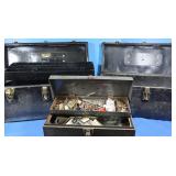 3 Toolboxes/Cases w/Tools & Contents