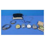 Various Pocket Watches, Wristwatches