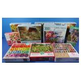 Large Puzzle Lot-various sizes