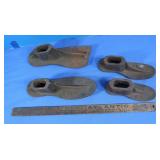 Antique Iron Shoe Lasks
