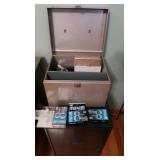 Metal File Cabinet(14x18x25"H), Metal Box